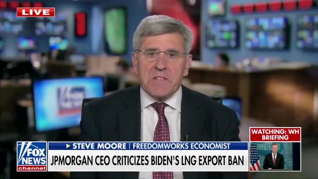 Steve Moore: Biden’s War on Energy Makes America More Vulnerable on Every Front