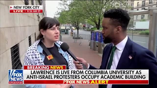 Columbia University Protester on Jewish Students Saying that They Don’t Feel Safe: ‘Really False Narrative’