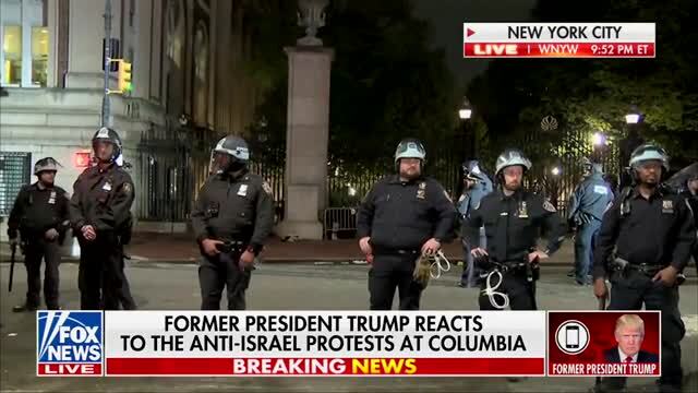 Trump Praises NYPD: ‘The Way They Climbed Through that Window — They Were Not Afraid of Anything’