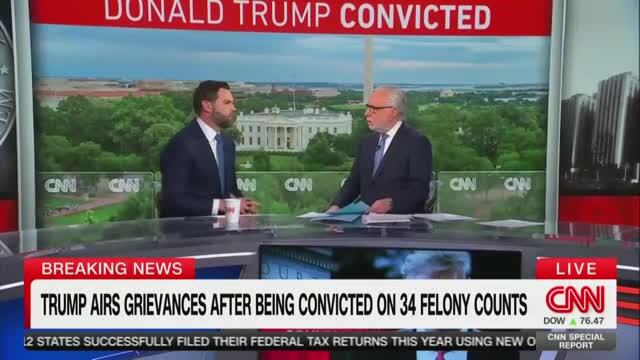 J.D. Vance Says ‘Trump’s Supporters Are Not Violent’ and Is Immediately Asked About Jan. 6