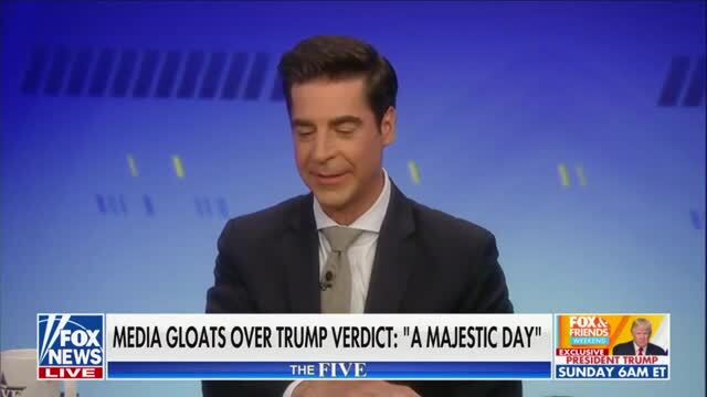 Fox’s Jesse Watters Says His Mom Won’t Stop Dunking on Him Over Trump Conviction: ‘All Day Sending Me 34, 34, 34 Felony Counts’
