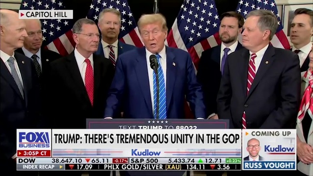 Trump: ‘There’s Tremendous Unity in the Republican Party ... We Want to See Just Success for Our Country’