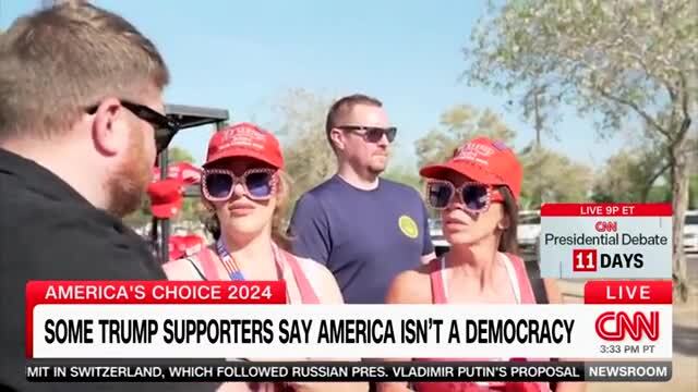 CNN’s O’Sullivan Interviews MAGA Supporters Saying America ‘Is Not a Democracy,’ It’s a Republic