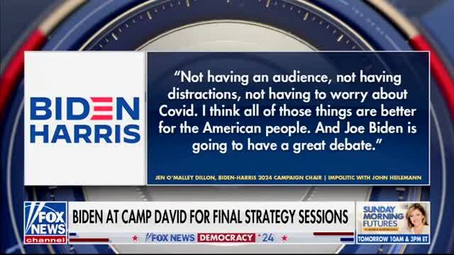 Biden-Harris 2024 Campaign Chair: Not Having Audience at the Debate Is ‘Better for the American People’