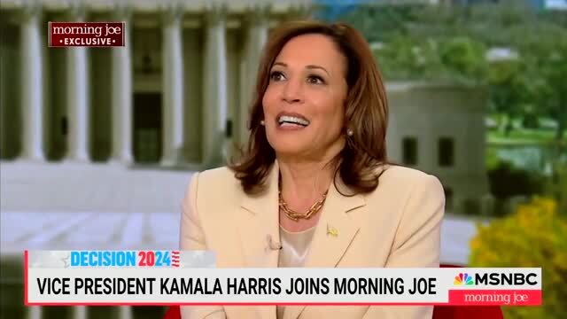 Kamala: It’s the Election of the President of the U.S., and Everyone in an Election for President of the U.S. Will Critically Examine All of the Issues and Make a Decision