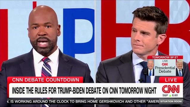 CNN Demonstrates How Microphones Will Work at the Biden-Trump Debate During Interruptions