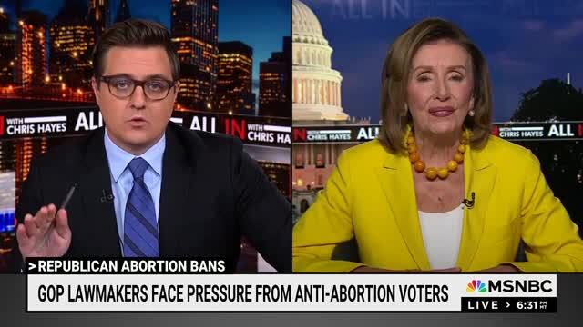 Pelosi Says It Is a ‘Guarantee’ that Trump Will Enact National Abortion Ban if He Wins