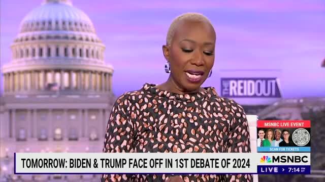 MSNBC’s Reid: ‘Deeply Offensive’ that ‘Felon’ Trump Gets to Stand Next to the Actual President