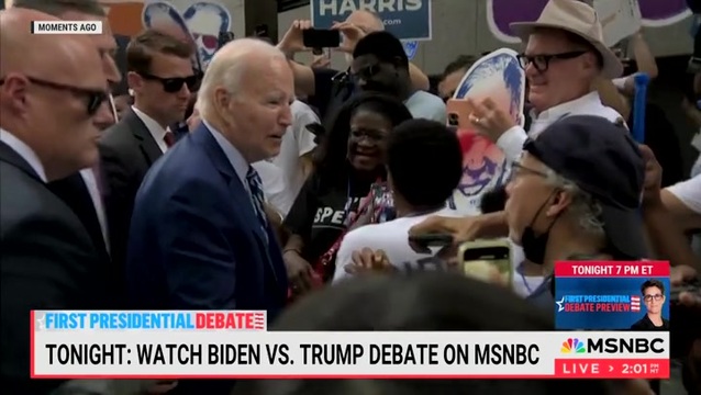 MSNBC: Biden Arrives in Atlanta for the Presidential Debate