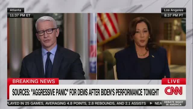 ‘Is that How He Is Every Day?’ A Visibly Concerned Anderson Cooper Asks Kamala Harris About Joe Biden’s Condition