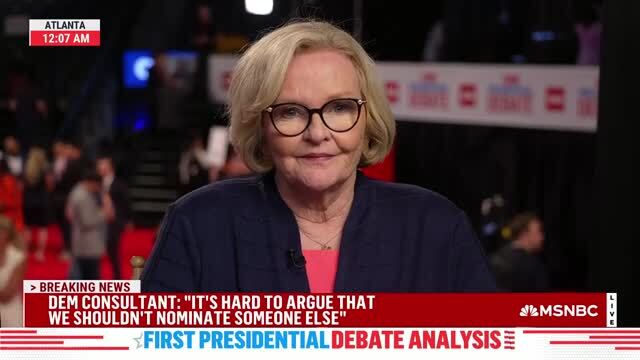 McCaskill: VP Harris or Gavin Newsom Should Be at the Top of the Dem Ticket After Tonight