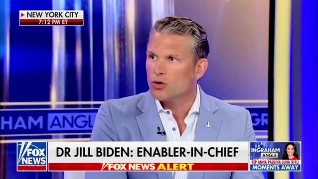 ‘What Jill Biden Is Doing Here Is Elder Abuse’: Hegseth on Biden’s Mental Health Amid Presidential Debate