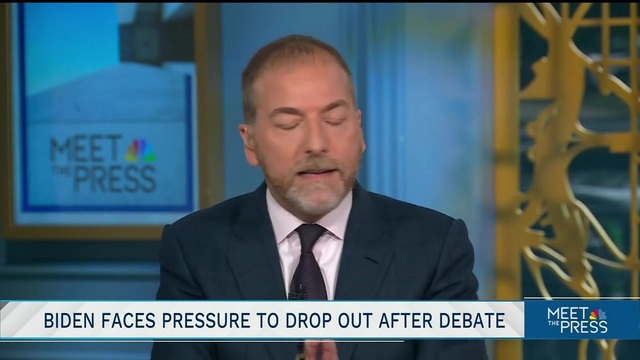 NBC’s Chuck Todd Questions Whether Dems Standing Behind Biden Are ‘Putting Party over Country’ in Scorching Commentary