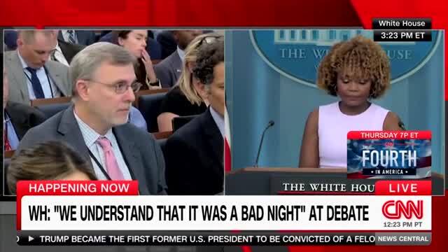 Jean-Pierre Struggles to Explain How Biden Is Doing Great But Only Behind Closed Doors