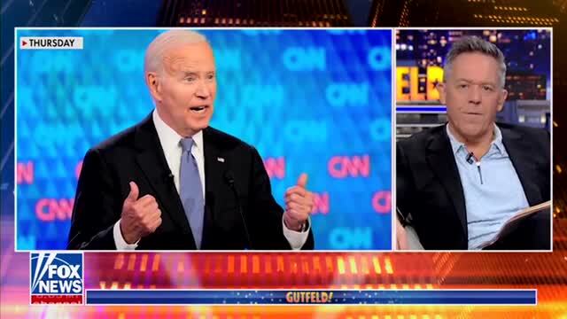 Gutfeld Mocks Biden’s Excuses for Debate Performance: Maybe It’s Bird Flu, Ebola... ‘I Thought Viruses Needed a Living Host’
