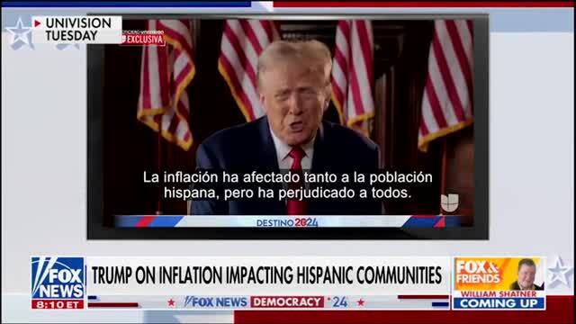 Trump to Univision: Inflation Has Hurt the Hispanic Population Badly ...