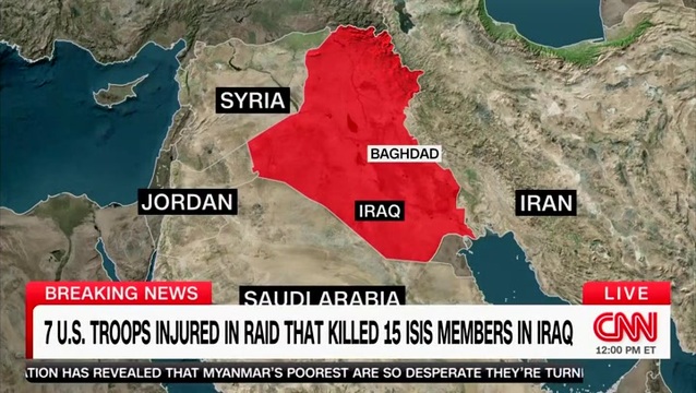 CNN: 7 U.S. Troops Injured in Raid that Killed 15 ISIS Members in Iraq ...